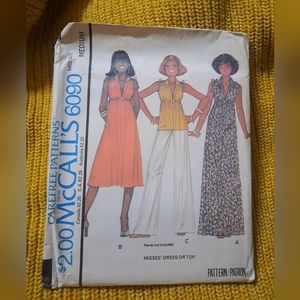 McCall's vintage pattern 6090 size medium🧡🌻🌼🏵year 1978